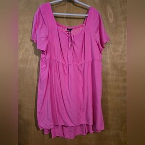Pink tunic top